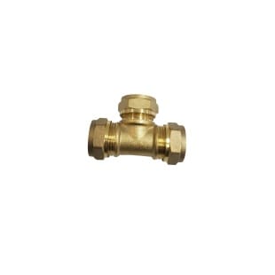 Ταφ 22 πλαστικής Με φ 22 μηχανικής Σύσφιξης χαλκού